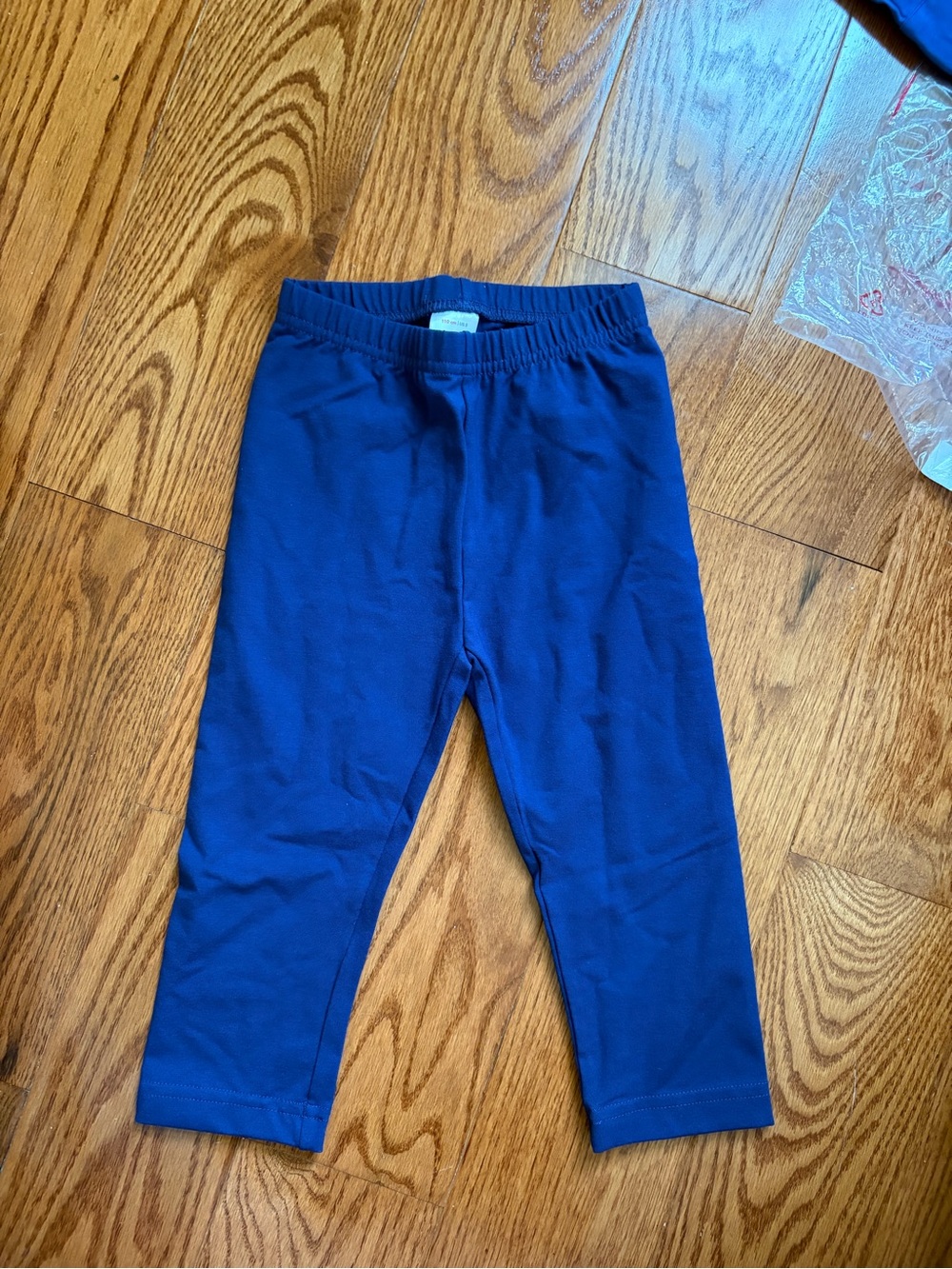 Hanna girls Navy Blue Cotton Capri Leggings